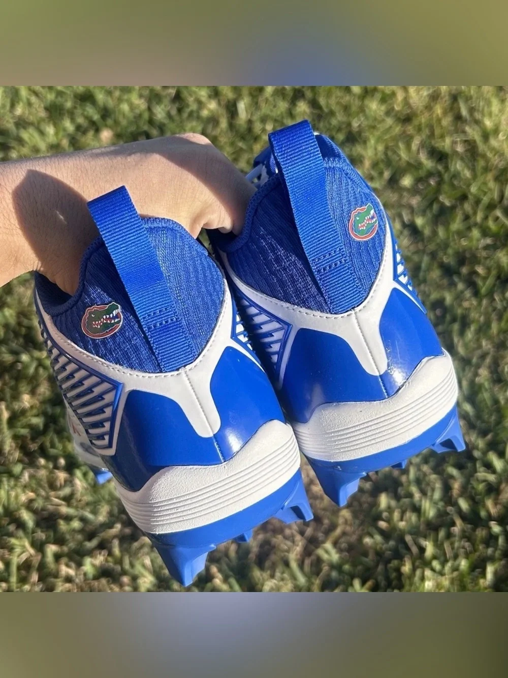 JORDAN FORCE SAVAGE 3 FLORIDA GATORS CLEATS PE Size 12